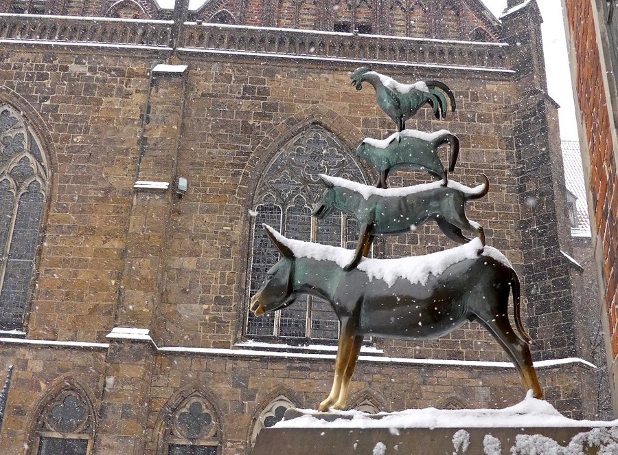 Jahreswechsel in der Hansestadt Bremen