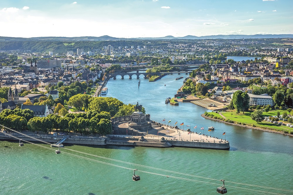 Koblenz, Rüdesheim und Loreley