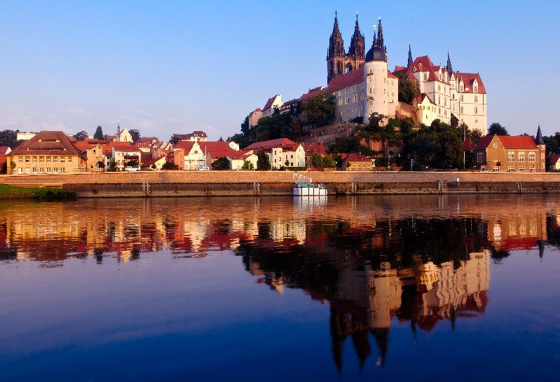 Meißen mit Albrechtsburg u. Porzellan Manufaktur