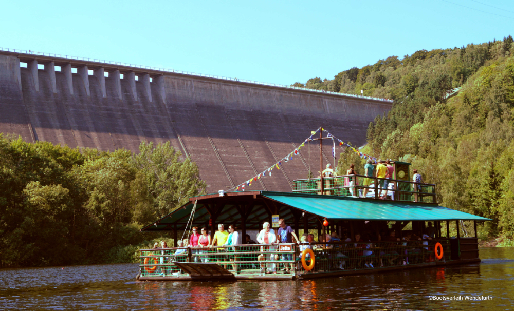 Floßfahrt über den Stausee Wendefurth