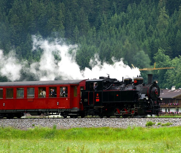 Mit Volldampf durch die Alpen