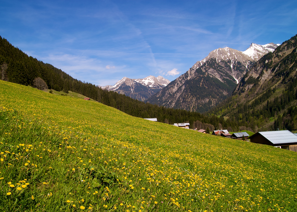 Urlaubsvergnügen im schönen Kleinwalsertal