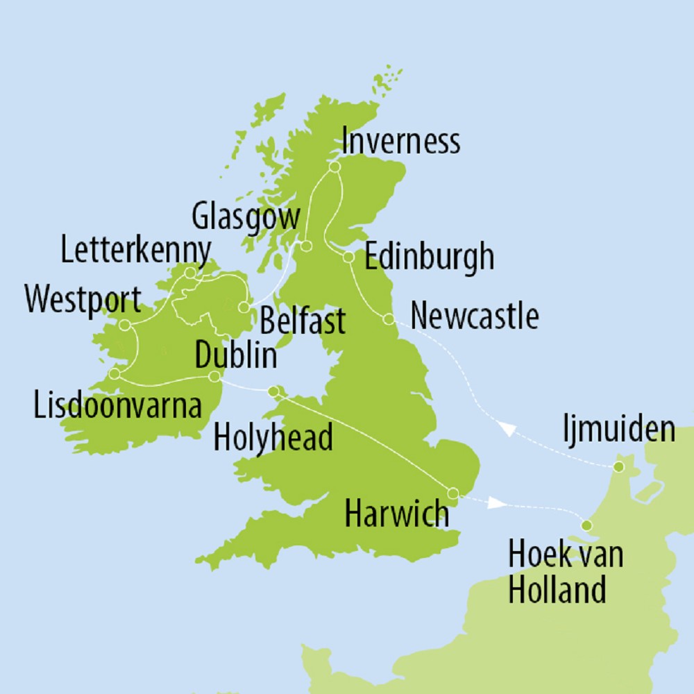 Kombination Schottland und Irland